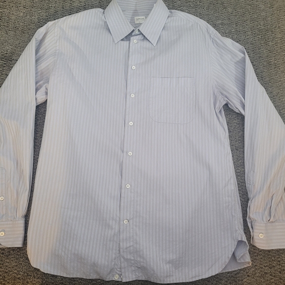 Armani Collezioni Men's Button Up Dress Shirt Size L - Picture 5 of 8